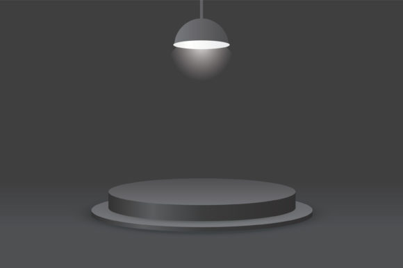 3D Podium Backgrounds for Modern Graphics