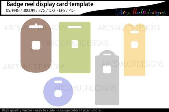 Badge Reel Display Card Templates: A Designer's Review