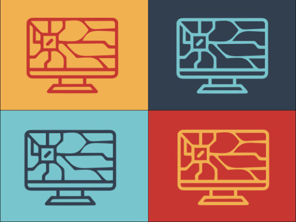 Broken Display: Modern Graphics & Logos for Sellers