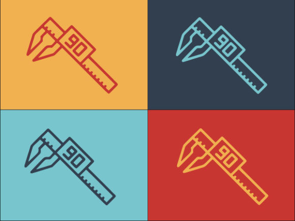 Digital Micrometer Display: Graphics & Logos for Crafters