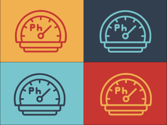 Display Ph Meter: Modern Graphics and Logos for Blogs