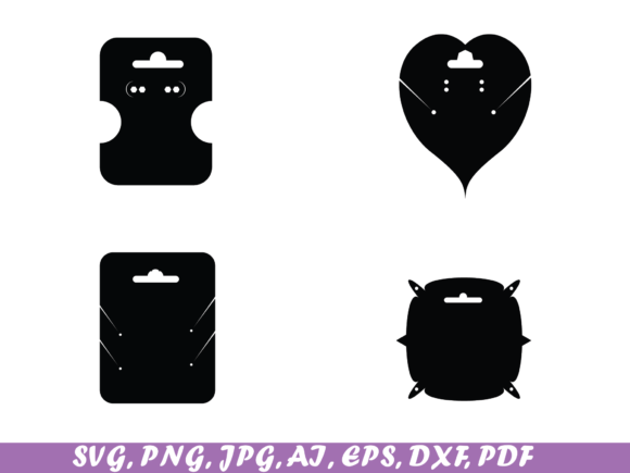 Earring Display Card: Premium Graphics for Crafts
