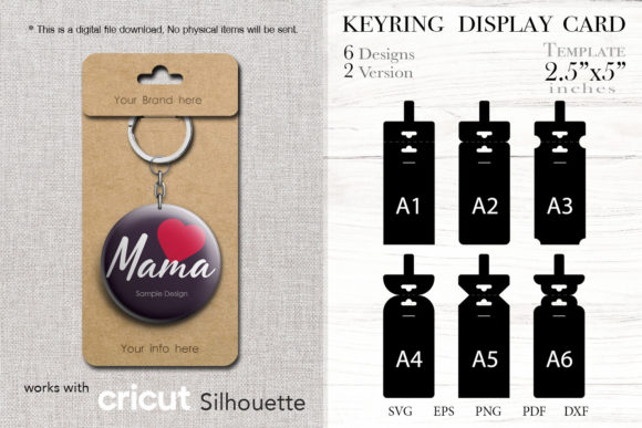 Review: 12 Keyring Display Card Svg Graphics & Print Templates