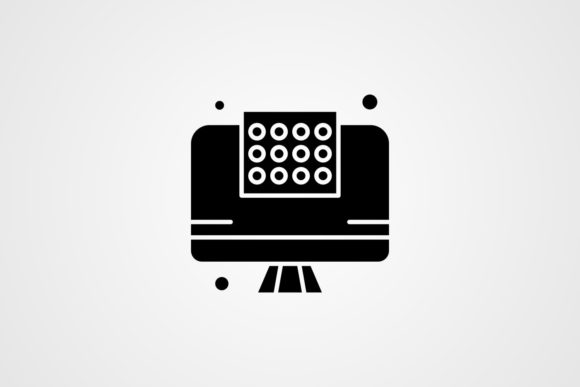 Vector Display Screen Glyph: Modern Graphics & Icons