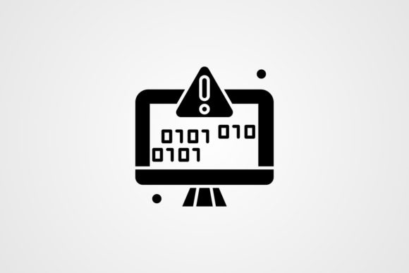 Vector Display Screen Solid Icon Design: Graphics & Icons